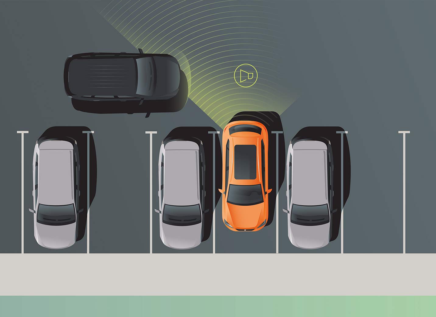 SEAT Arona rear traffic alert safety. Showing how. SEAT Arona rear Traffic Alert automatically stops 