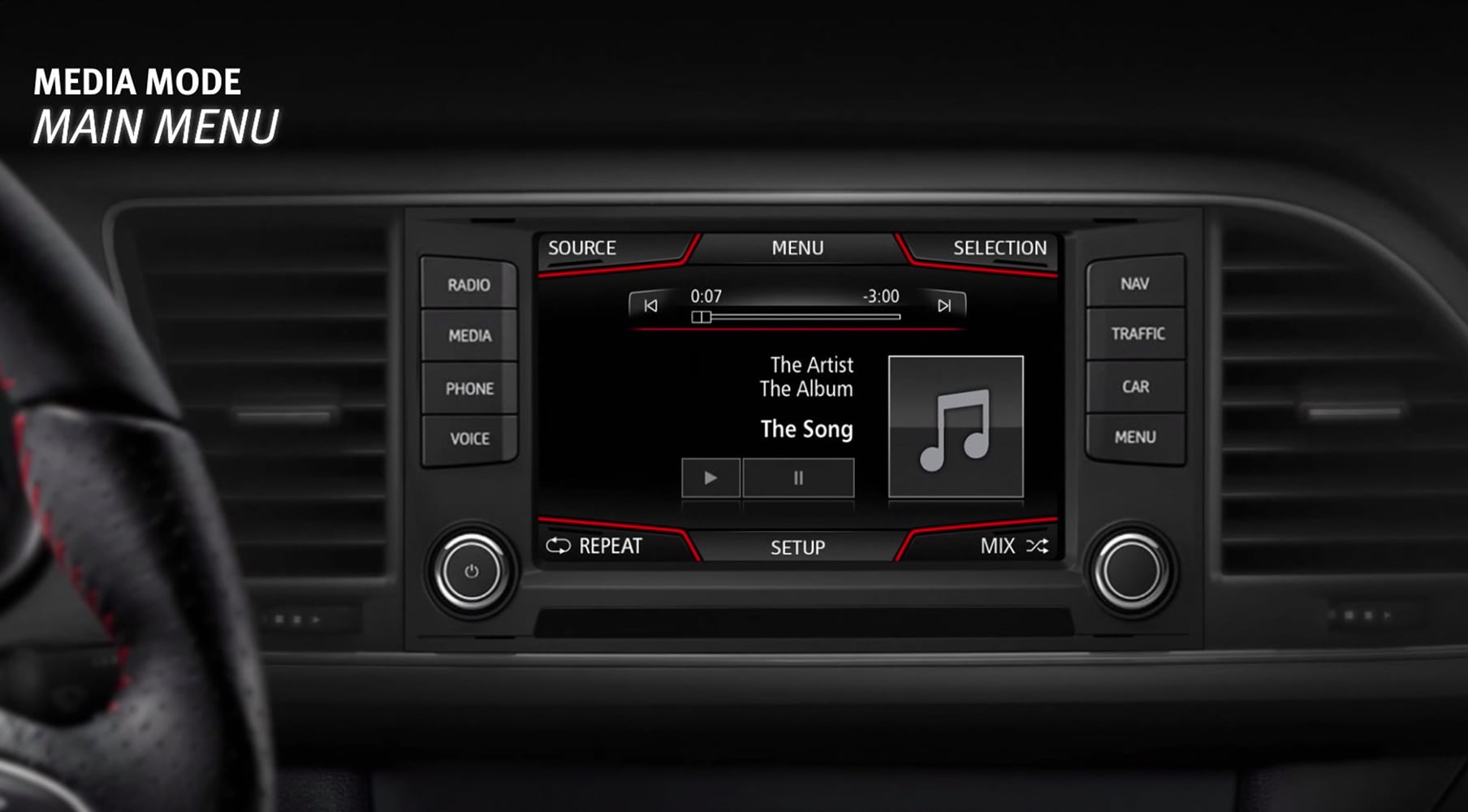 SEAT Navi System Plus (Media Mode)