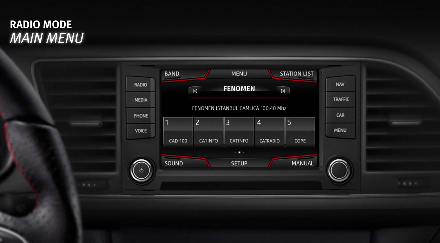 SEAT Navi System Plus (Radio Mode)