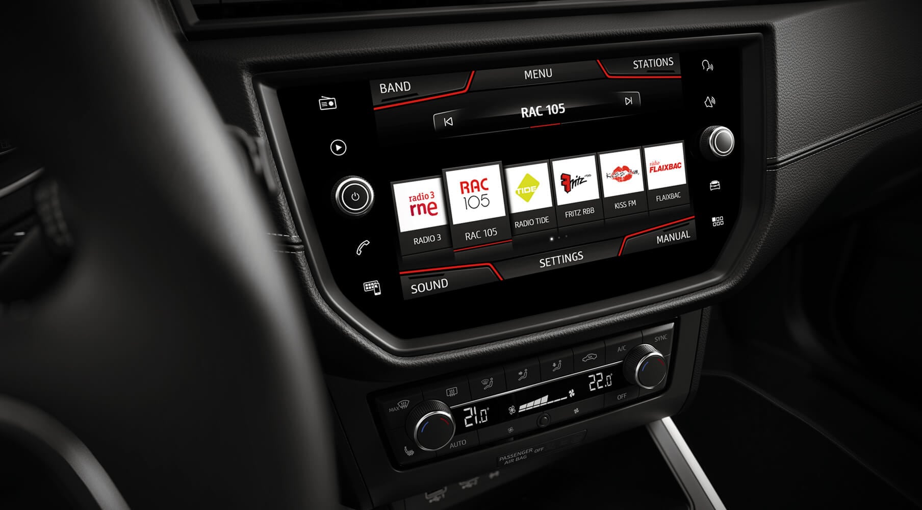 SEAT Mii Sound Settings