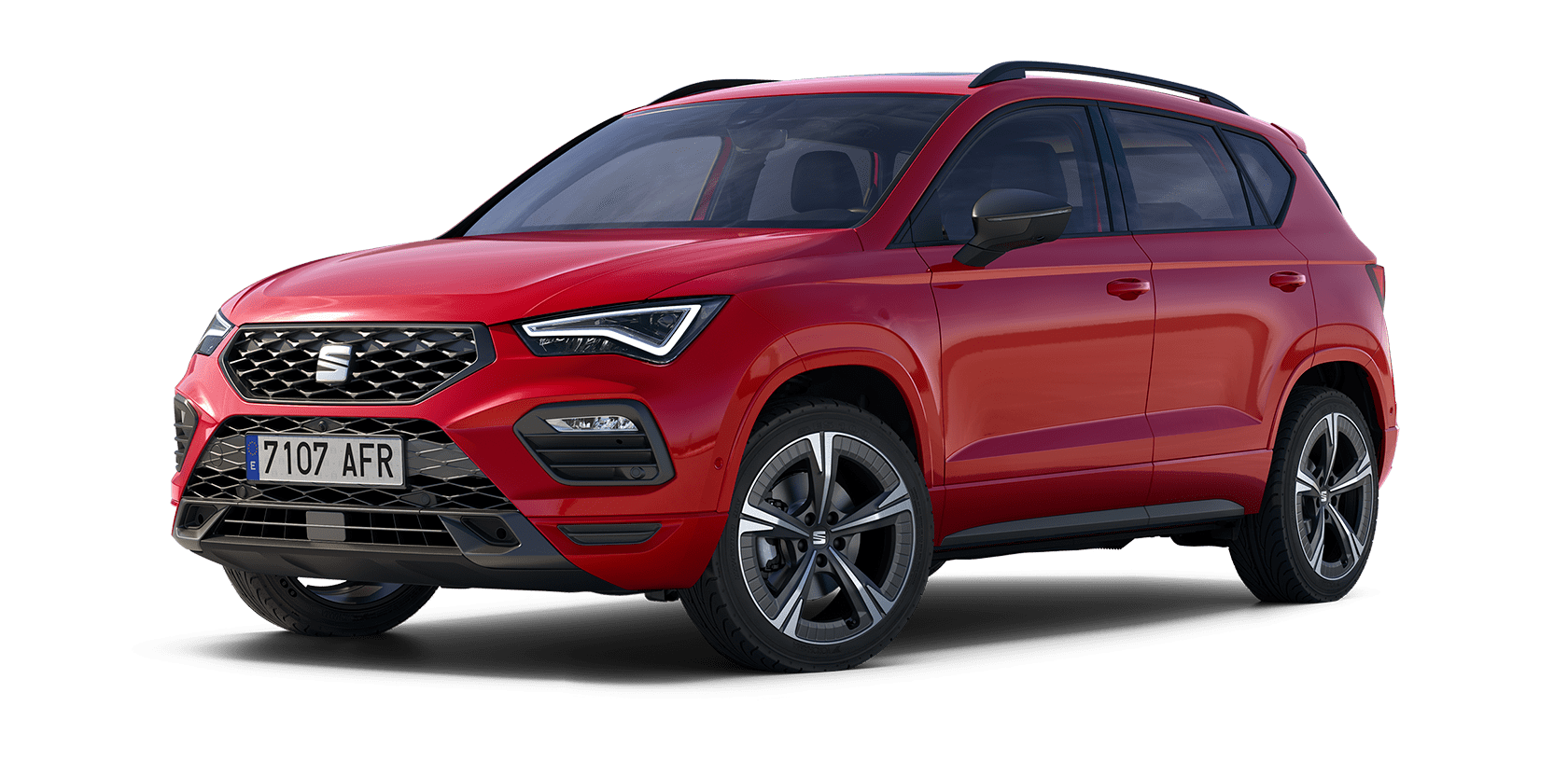 SEAT Ateca FR Sapphire Blue colour with performance machined alloy wheels