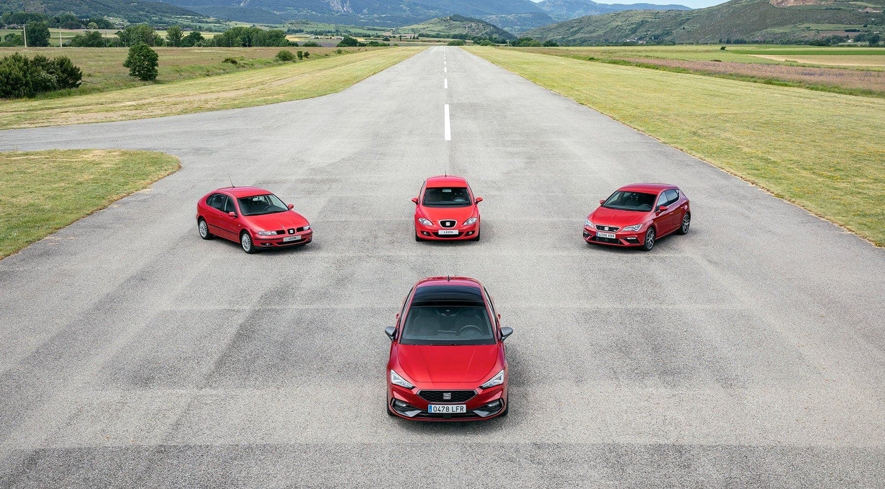 Four generations roaring at the same time.