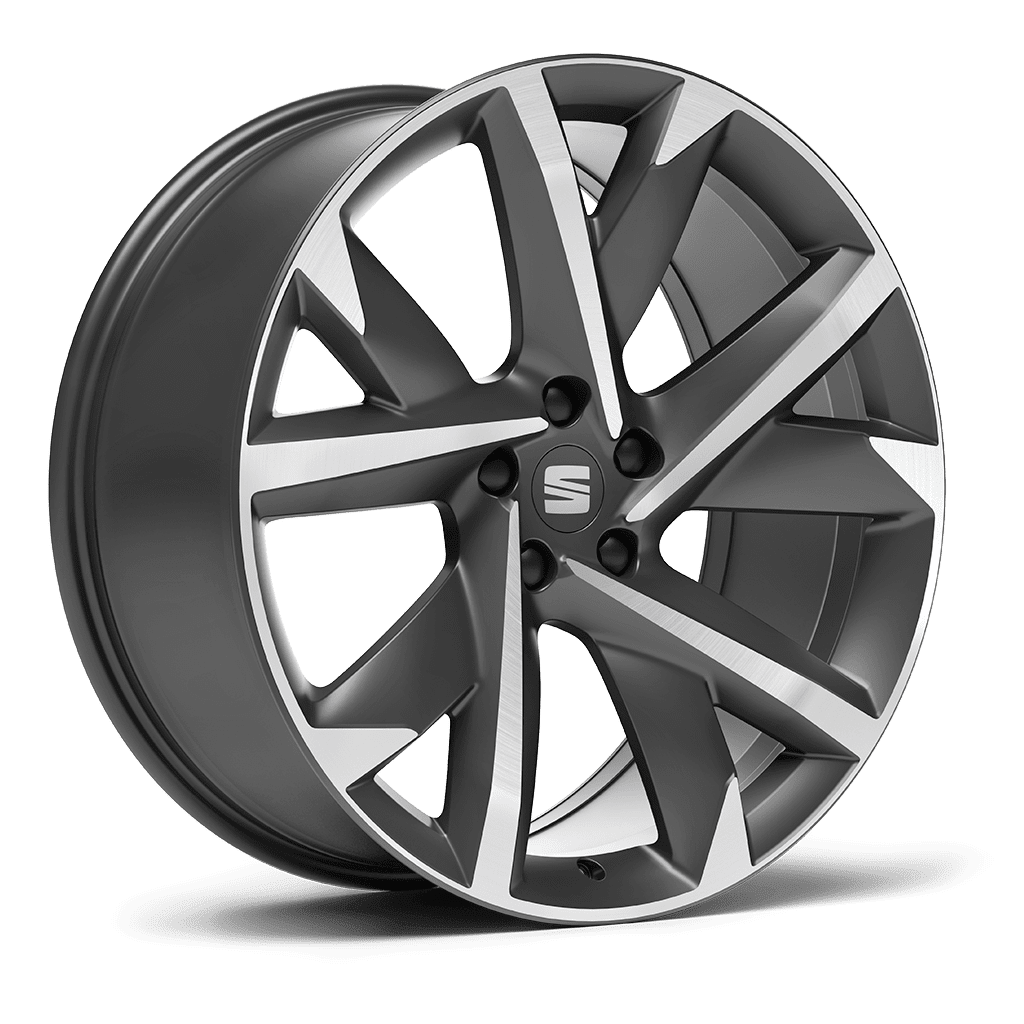 New SEAT Tarraco SUV 7 seater design alloy wheels 20 inch machined supreme
